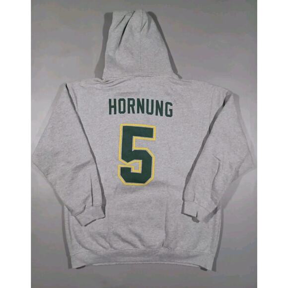Green Bay Packers Hoodie Mens L Gray Paul Hornung Pullover Moonlight Graham - Picture 5 of 5